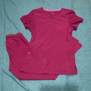 Heart and Soul scrub set